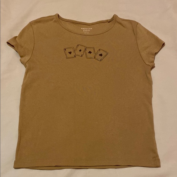 American Eagle Graphic Baby Tee - Picture 1 of 1